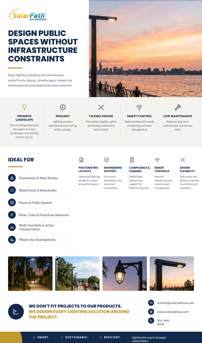 SolarPath one-pager - Public Spaces Streetscapes