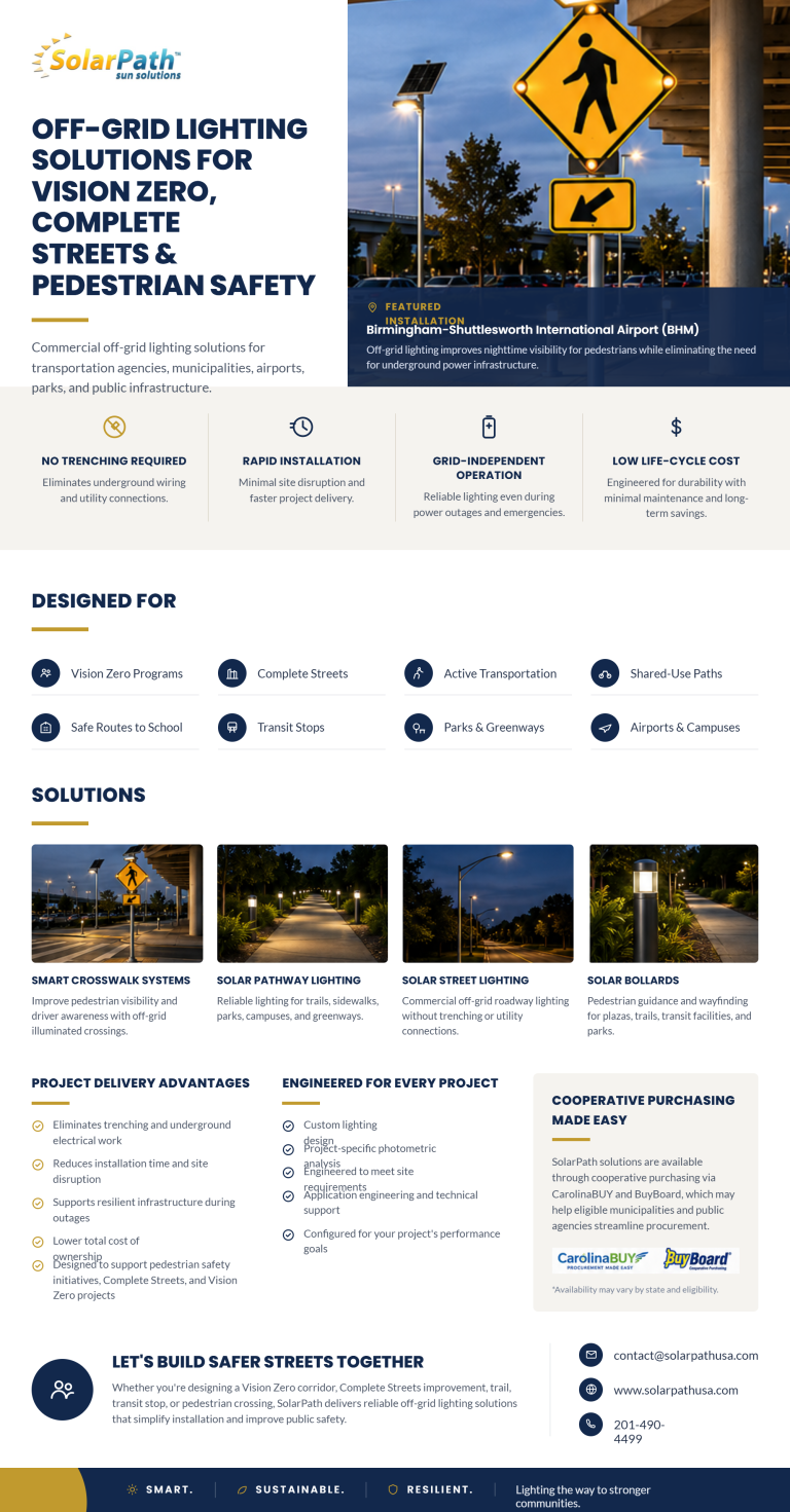 SolarPath one-pager - Streets Roadways Vision Zero